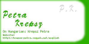 petra krepsz business card